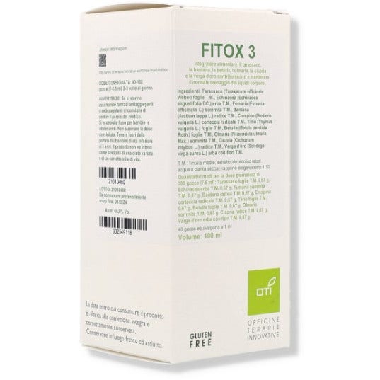 Oti Fitox 3 Gocce Integratore 100 ml