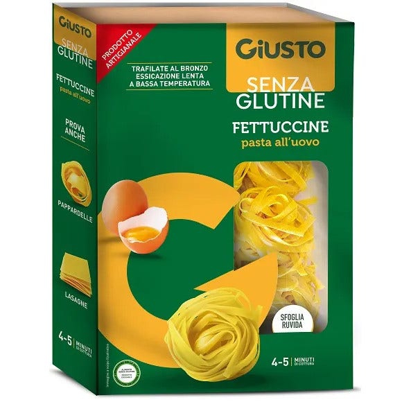 Giusto Senza Glutine Fettuccine All'Uovo 250g