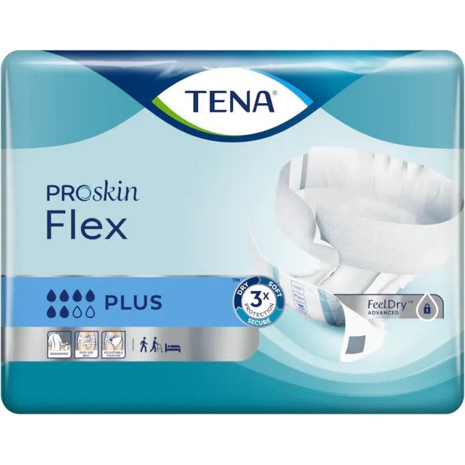 Tena Flex Plus Pannolone A Cintura Small 30 Pezzi