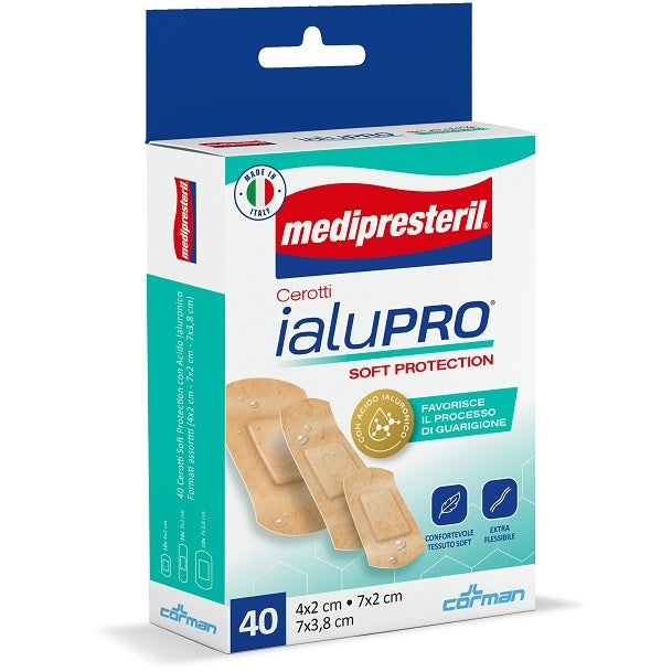 Medipresteril Cerotti IaluPro Assortiti 3 Formati 40 Pezzi