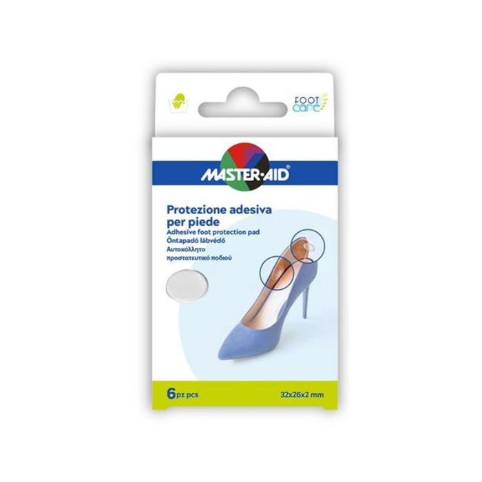 Master-Aid Foot Care Protezione Gel Adesiva 6 Pezzi