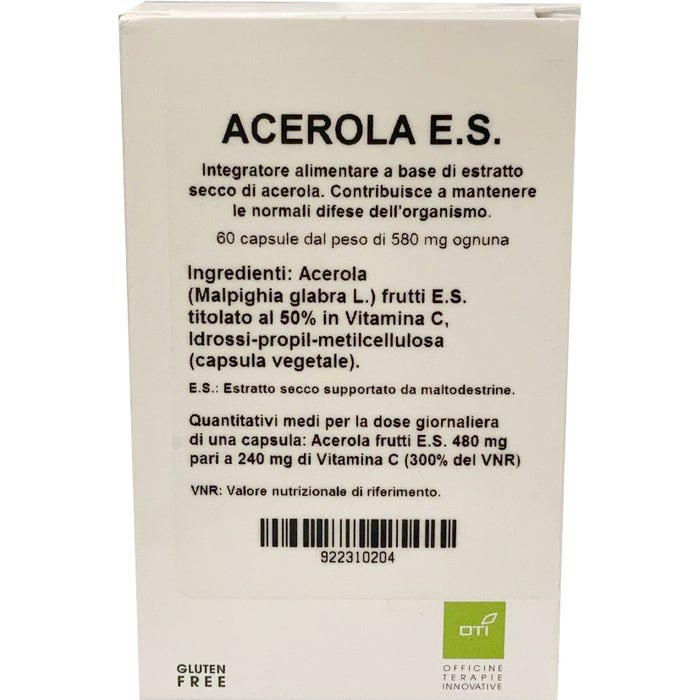 Oti Acerola Estratto Secco 60 Capsule