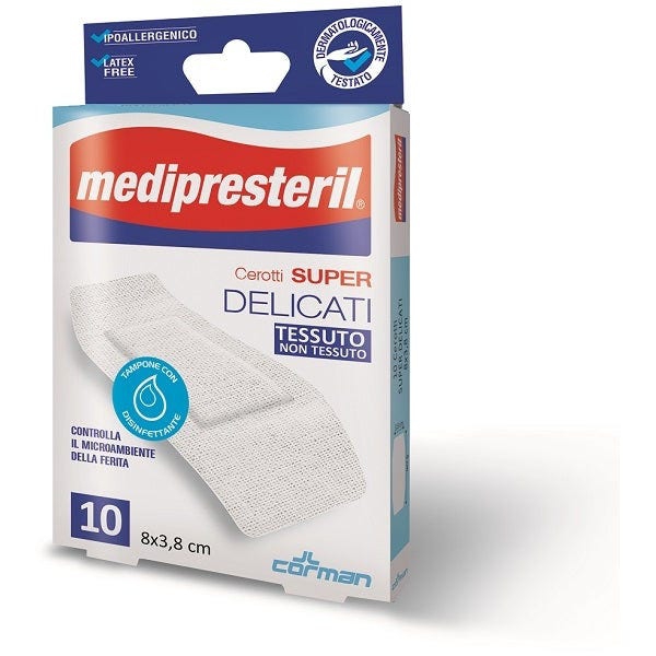 Medipresteril Cerotti Delicati Super TNT 8x3 8cm 10 Pezzi