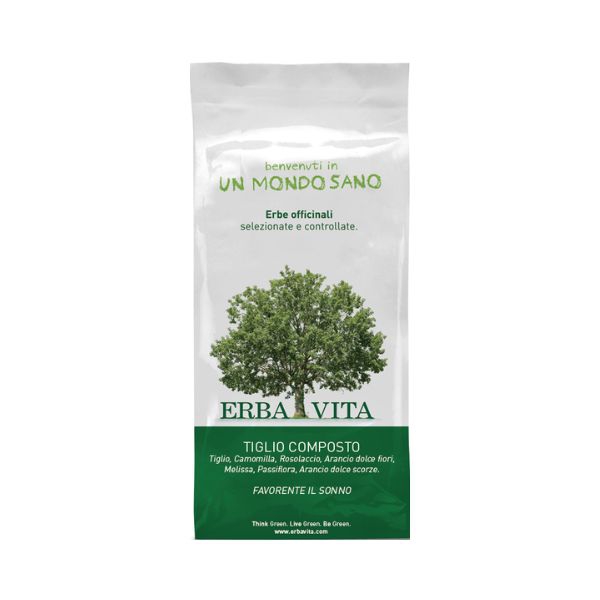 Erba Vita Tiglio Composto Tisana per il Riposo Notturno 100 g