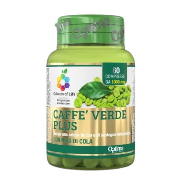 Optima Colours of Life Caff Verde Plus Integratore Tonico 60 Compresse