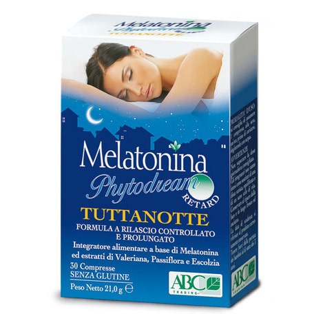 Melatonina Phytodream Tuttanotte Retard 30 Compresse