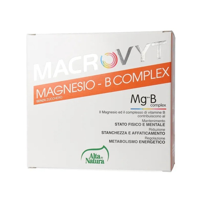 Macrovyt Magnesio B Complex Integratore Energetico 18 Bustine