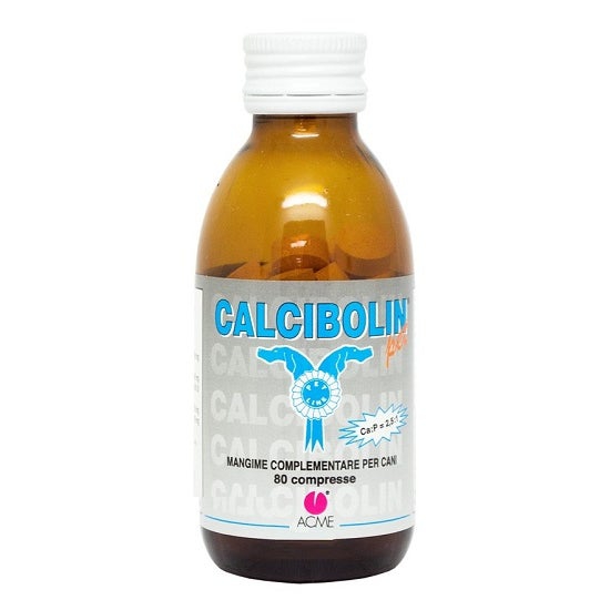 Calcibolin Pet Mangime Complementare per Cani 80 Compresse