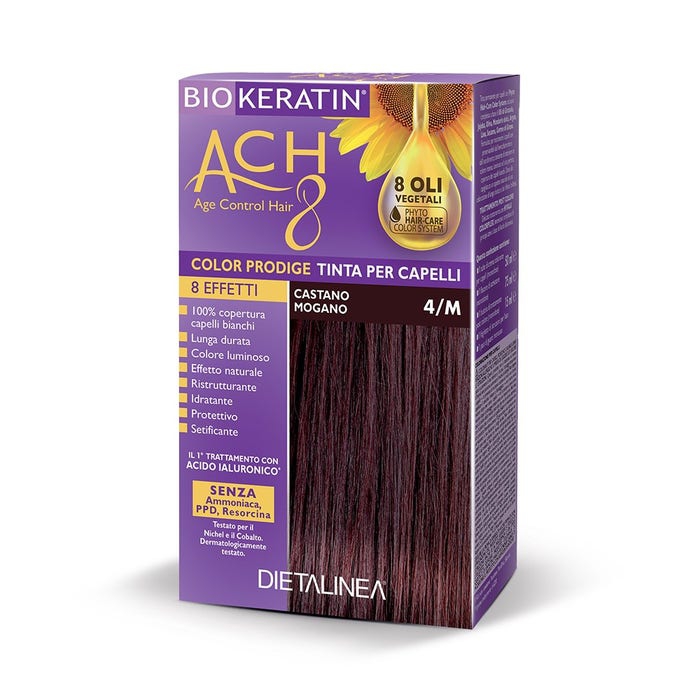 Biokeratin Ach8 Tinta Per Capelli Castano Mogano 4/M