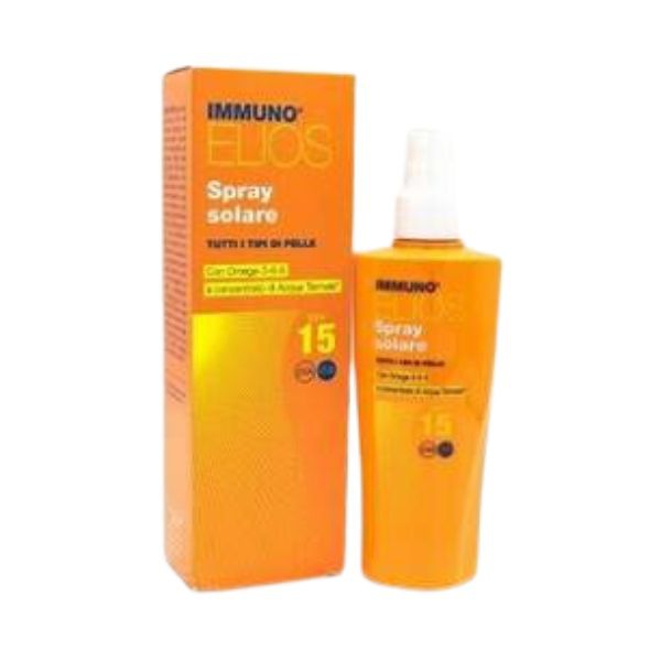 Immuno Elios Spray Solare Corpo SPF15 Per Tutti I Tipi Di Pelle 200 ml