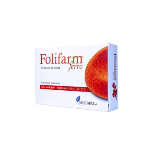 Folifarm Ferro Integratore 20 Capsule 500 mg