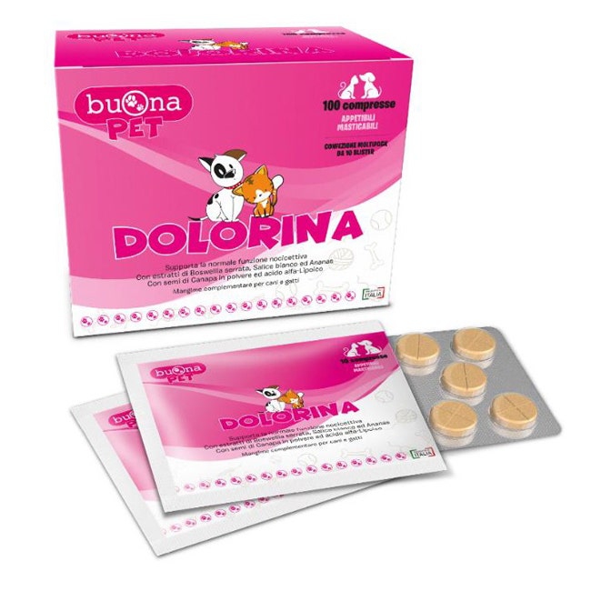 Buona Pet Dolorina Mangime Complementare Cani/Gatti 100 Compresse