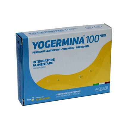 Yogermina 100 Neo Integratore di Fermenti Lattici 10 Capsule