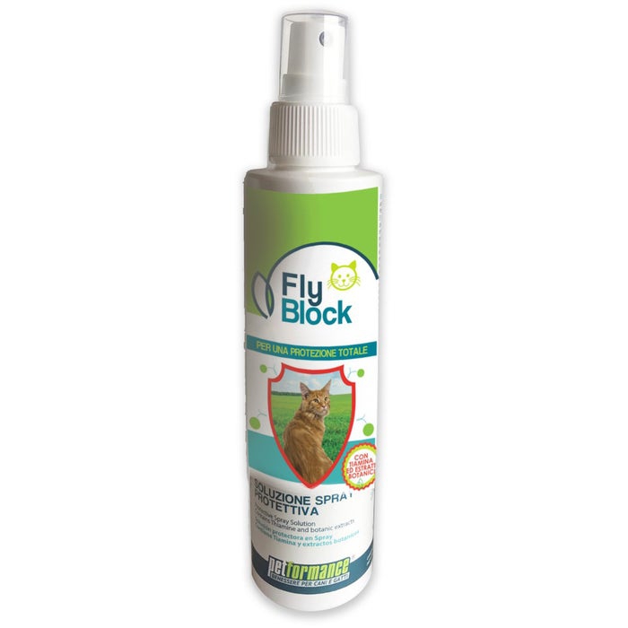 Petformance Flyblock Soluzione Spray Protettiva Antipulci Per Gatti 150ml