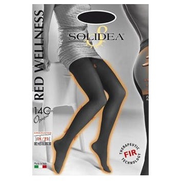 Solidea Redwellness Opaque 140 DEN Collant Coprente Compressivo Colore Nero Tagl