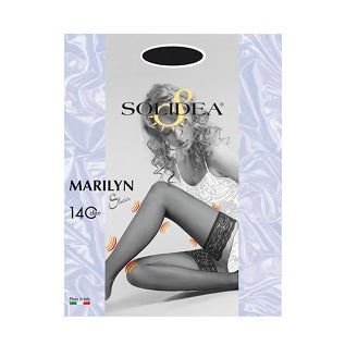 Solidea Marilyn Sheer 140 DEN Calza Autoreggente Compressiva Colore Nero Taglia