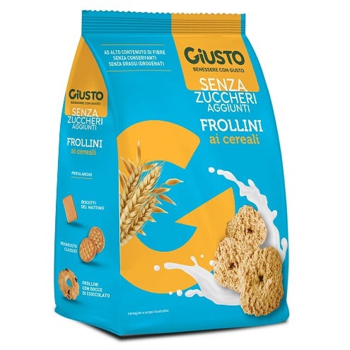 Giusto Senza Zuccheri Aggiunti Frollini Cereali 350g