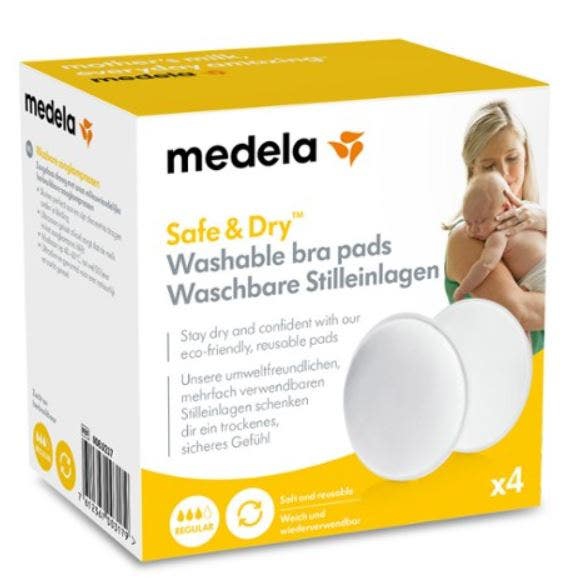 Medela Coppette Assorbilatte Lavabili 4 Pezzi