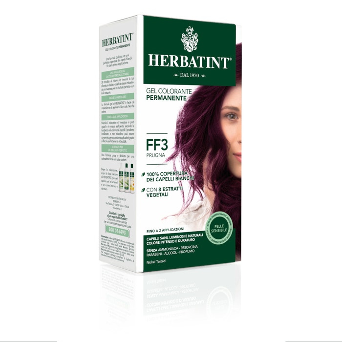 Herbatint Tintura Capelli Gel Permanente FF3 Prugna 150 ml