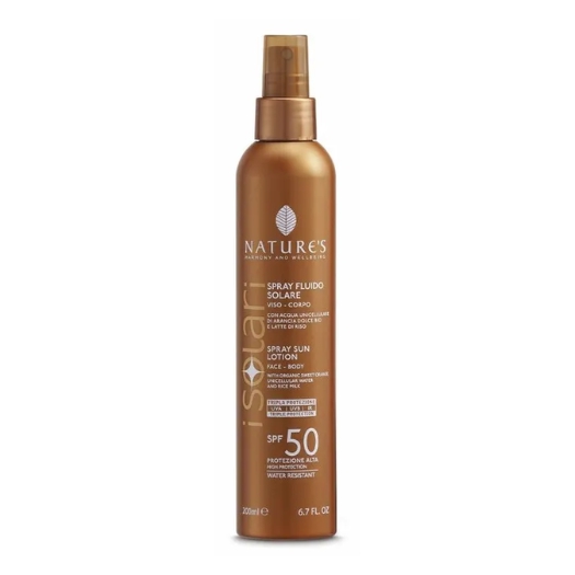 Nature's Solari Spray Fluido Viso/Corpo SPF50 200ml