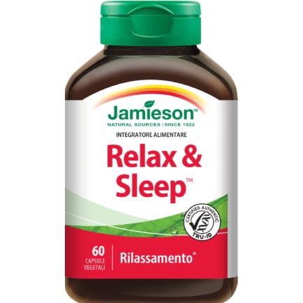 Jamieson Relax & Sleep 60 Capsule Vegetali