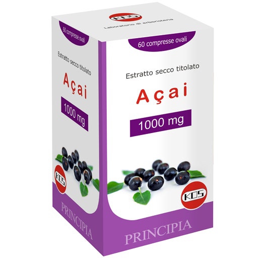 Acai 1000mg Estratto Secco 60 Compresse