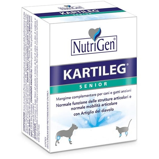 Kartileg Senior Mangime Complementare Per Cani E Gatti Anziani 120 Tavolette