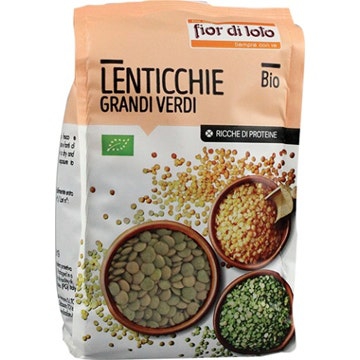 Fior Di Loto Lenticchie Verdi Biologiche 400 g