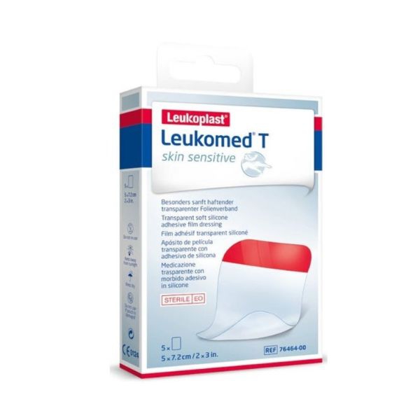 Leukomed T Plus Medicazione Post Operatoria Trasparente Impermeabile 5x7,2cm 5 P