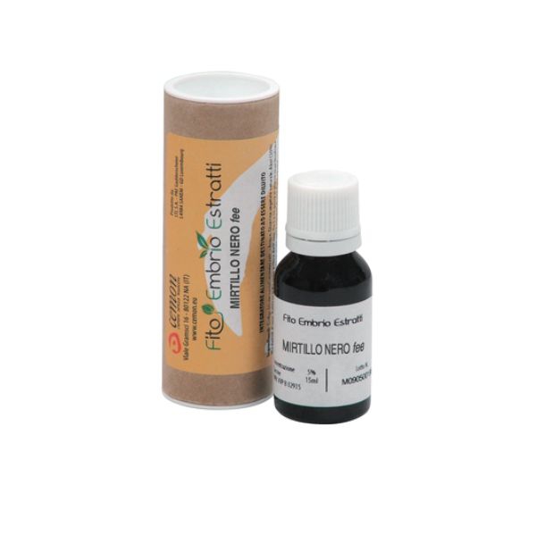  Integratore in gocce a base di mirtillo nero, utile per supportare la vista e il benessere degli occhi. Flacone da 15 ml.