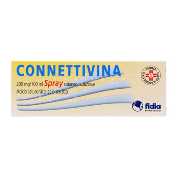 Connettivina 200 Mg/100 Ml Spray Cutaneo, Soluzione Flacone Nebulizzatore Da 20 Ml Per Uso Cutaneo