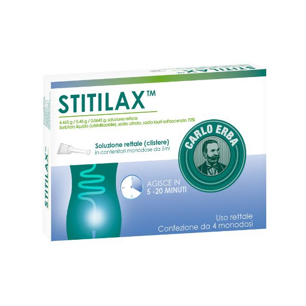 Laurilax 5 Ml Soluzione Rettale 4 Contenitori Monodose In Ldpe