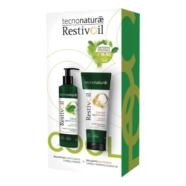 Restivoil Tecnonaturae Shampoo Purificante 250 ml   Balsamo Nutriente 200 ml