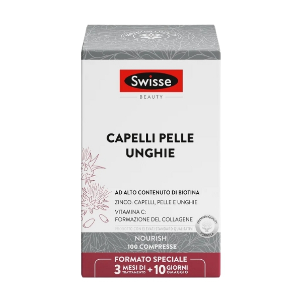 Swisse Beauty Integratore Capelli Pelle Unghie 100 Compresse