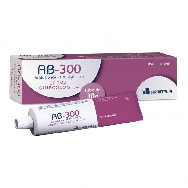 Farmitalia AB 300 Crema Vaginale Lenitiva per Prevenire la Micosi 30 g