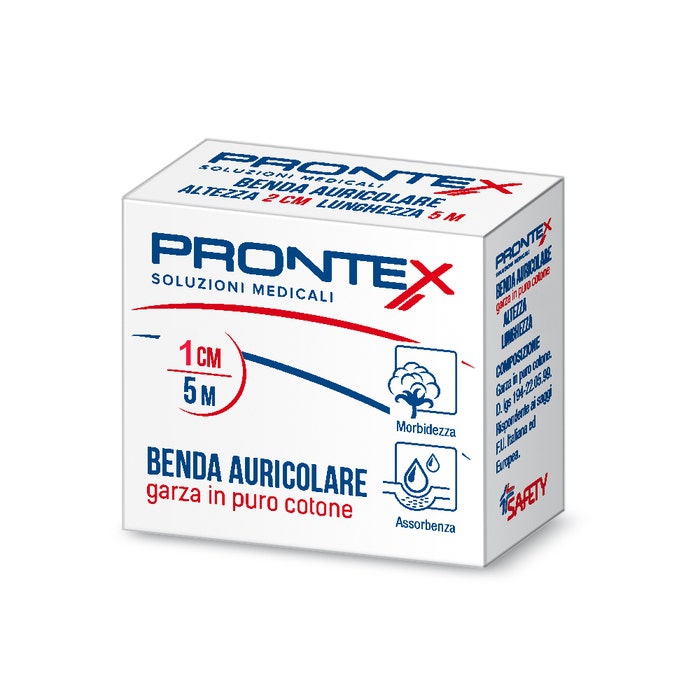 Safety Prontex Benda Auricolare 1cm x 5m