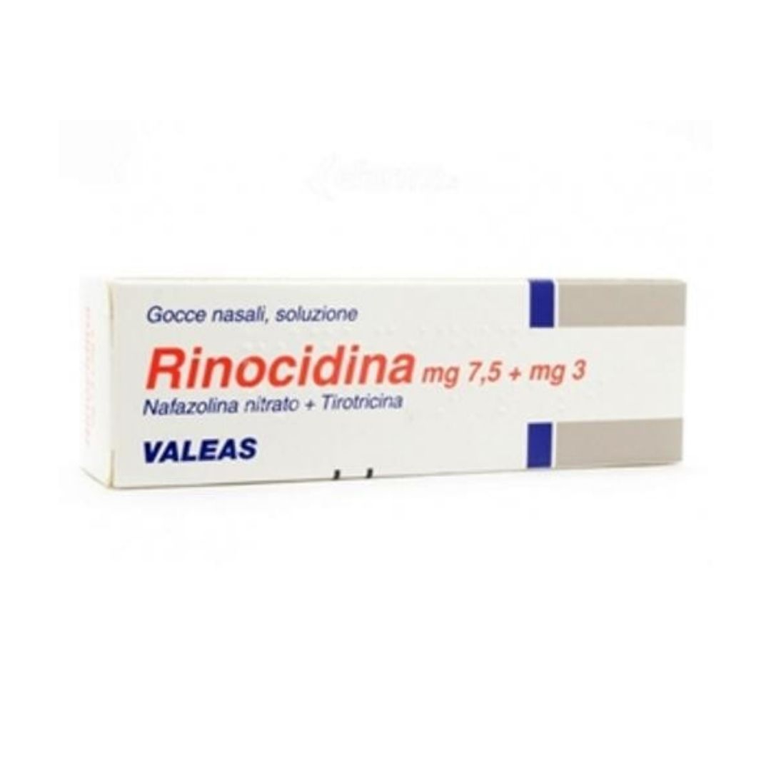 Rinocidina 7 5 Mg   3 Mg Gocce Nasali  Soluzione 1 Flacone Da 15 Ml