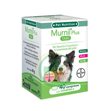 Bayer Pet Linea Animali Domestici Murnil Tabs Cani Integratore 40 Compresse